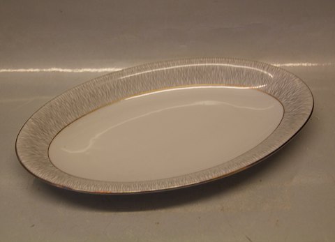 Ovalt kagefad 24 cm Koh-I-Noor Königl. pr. Tettau Tysk Kgl Kaffe- og spisestel