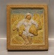 Dansk Stentøj B&G 7108 August relief 23,5 cm , Karl Otto Johansen
