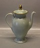 Empress - Kjøbenhavns Porcellainsmaleri KPM Pastelfarvede Kaffekande 21 cm mint 
grøn