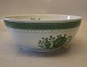 0934-12 Skål 21.5 x 8.7 cm Aluminia Fajance Grøn Trankebar