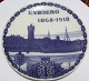 Kongelig Porcelæn  Mindeplatte #173